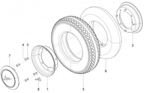 Radaufhängung Räder - Calessino 200ccm 4T 3V AC 2014- ZAPT42PMC