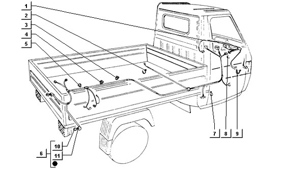 Elektrische Anlage Kabelbaum - Ape TM 422ccm 4T LC 2013- ZAPT1000000001001