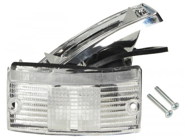 Blinker, Glas weiss, vorne, links