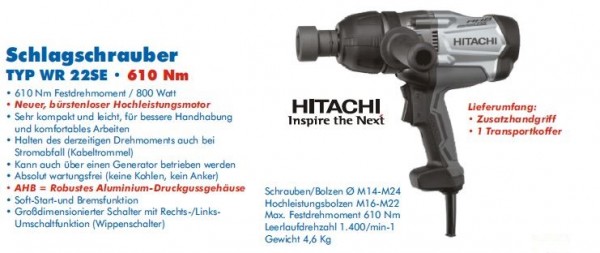 Econ Schlagschrauber, max. 610 Nm