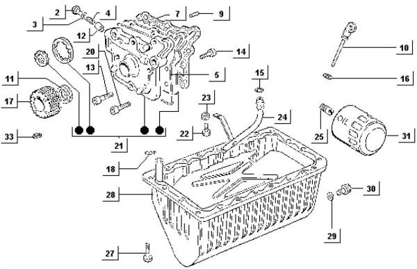 Motor Ölpumpe - Porter Porter Diesel 1400ccm 4T LC 1998-2004 ZAPS85000004