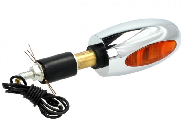 Kellermann Blinker, BL 1000, vorne, Messing, 12 V, 21 W, chrom, glänzend, E-geprüft