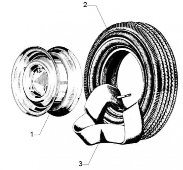 Radaufhängung Räder - Classic 400 422ccm 4T 2V AC 2014- MBX000T58RC001005