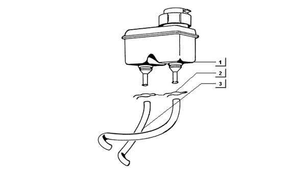 Radaufhängung Bremsöltank - Ape TM 218ccm 2T AC 1999-2004 ZAPT1000000001001