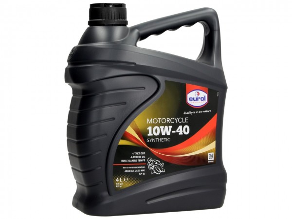 Eurol Motoröl 4 Takt, 10W/40, Eurol Motorcycle SAE, teilsynthetisch, 4 l