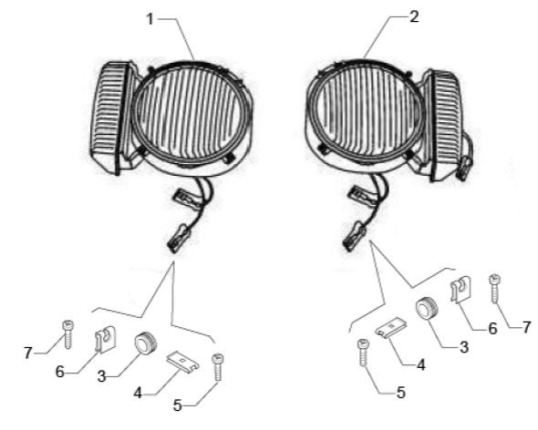Elektrische Anlage Scheinwerfer - Classic 400 422ccm 4T 2V AC 2014- MBX000T58RC001005