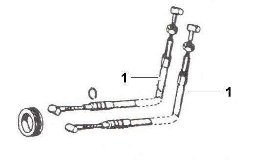 Bowdenzüge Schalthebel - Ape 50ccm 2T AC 1971- TL2T