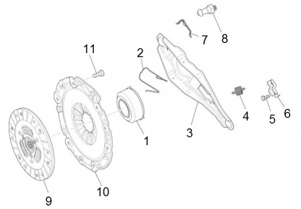 Motor Kupplung - Porter Multitech 1300ccm 4T LC 2016-