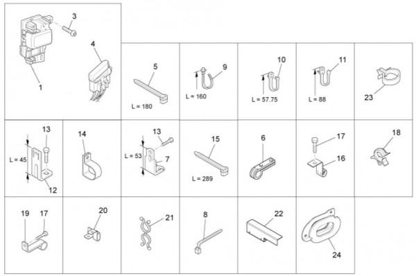 Elektrische Anlage Bauteile elektrische Anlage - Porter Multitech 1300ccm 4T LC 2014- ZAPS90VJ