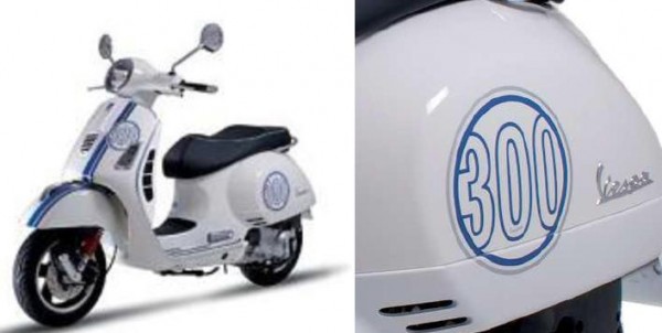 Original Vespa Sticker-Kits (blau) für Vespa GTS Super