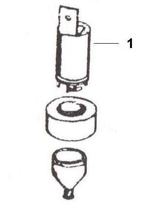 Elektrische Anlage thermischer Umschalter - Ape Car 220ccm 2T AC 1985- AF4T