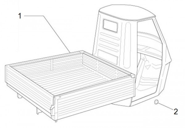 Fahrgestell Fahrgestell - Ape Mix 50ccm 2T AC 2015- ZAPC80000