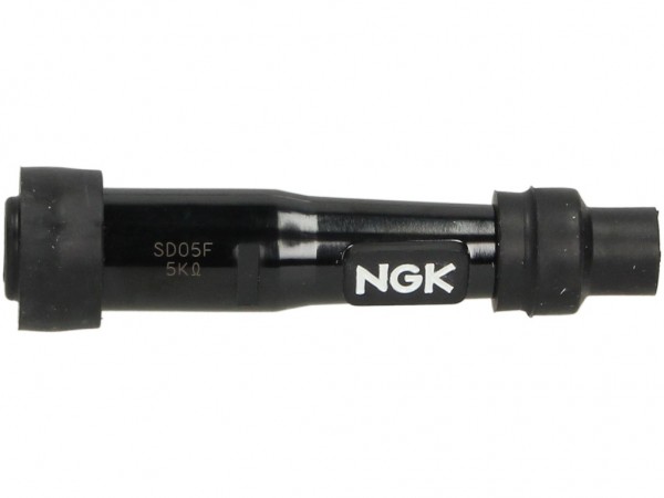 NGK Zündkerzenstecker, SD05F, schwarz, 0° gerade, für Anschlussgewinde