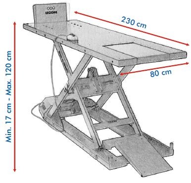 Econ Hebebühne EH 600, elektrohydraulisch