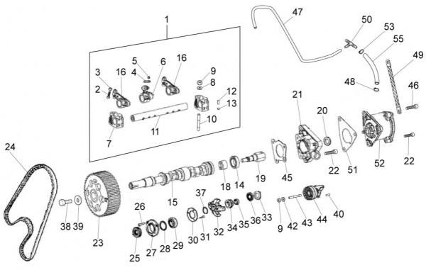 Motor Schwinghebelhalterung - Porter Quargo 700ccm 4T LC 2013- ZAP4P10000