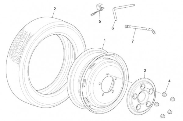 Radaufhängung Räder - Porter Maxxi Multitech 1300ccm 4T LC 2011- ZAPS90RJ