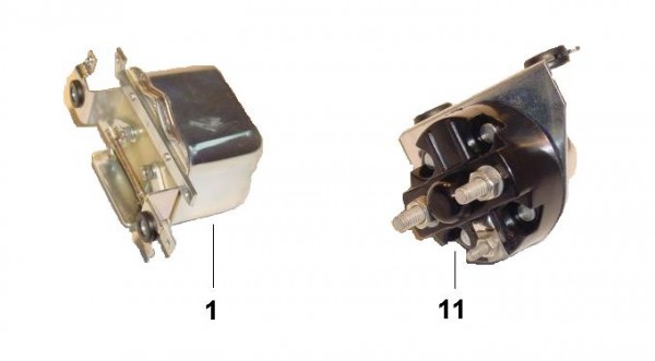 Elektrische Anlage Starterrelais - Ape 220ccm 2T AC 1978- MPV2T