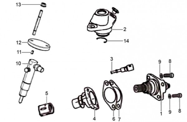 Motor Drosselklappengehäuse - Classic 400 422ccm 4T 2V AC 2014- MBX000T58RC001005