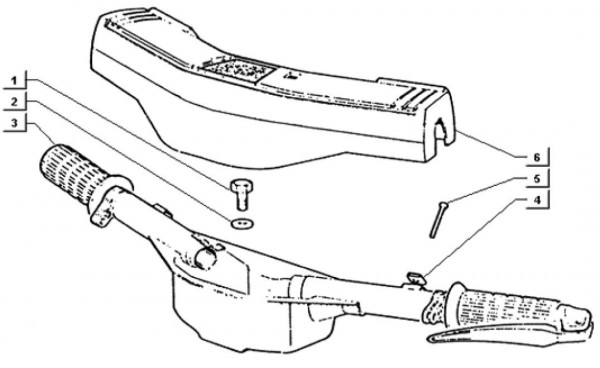 Lenker Lenkerdeckel - Ape TM 703 Diesel mit Lenker 422ccm 4T AC 1997-2004 ATD2T