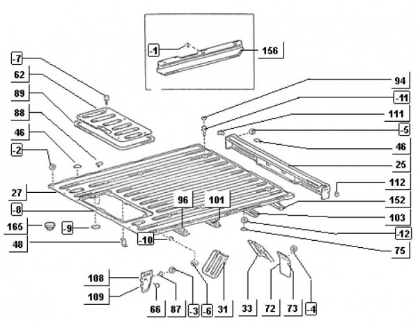 Fahrgestell Ladefläche - Porter Porter Diesel 1400ccm 4T LC 1998-2004 ZAPS85000004