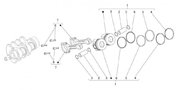 Motor Kolben - Porter Maxxi D120 Diesel 1200ccm 4T LC 2011- ZAPS90DK