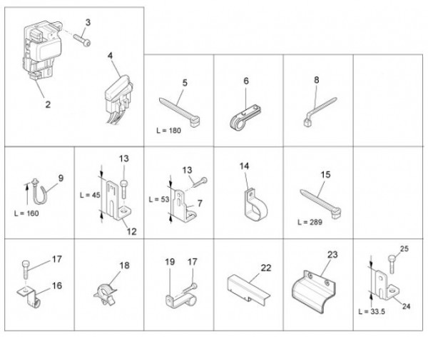 Elektrische Anlage Bauteile elektrische Anlage - Porter D120 Diesel 1300ccm 4T LC 2013- ZAPS90CK