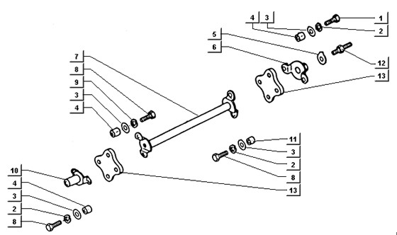 Bowdenzüge Antriebswelle - Ape TM 422ccm 4T AC 1997-2004 ZAPT1000000001001