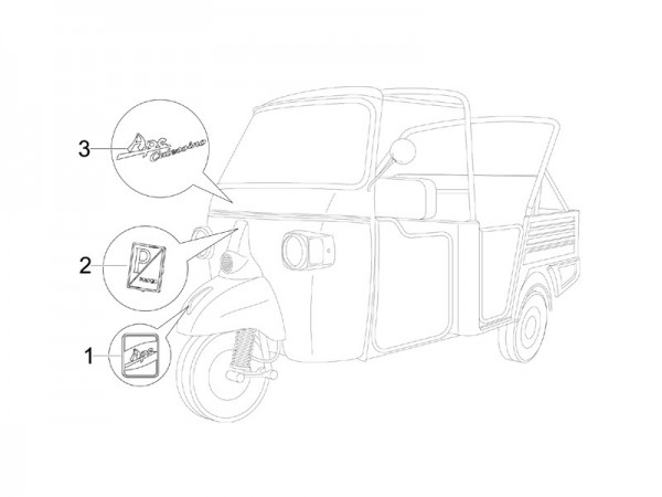 Fahrgestell Dekore - Calessino 422ccm 4T LC 2013- ZAPT2D4MC