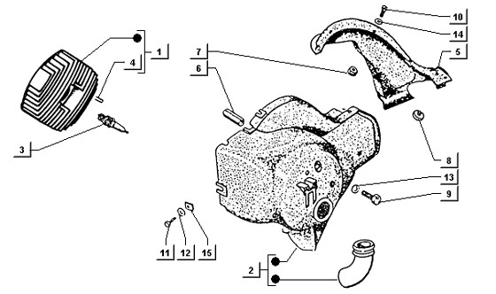 Motor Zylinderkopf - Ape TM 218ccm 2T AC 1999-2004 ZAPT1000000001001