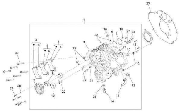 Motor Zylinderblock - Porter D120 Diesel 1300ccm 4T LC 2013- ZAPS90CK