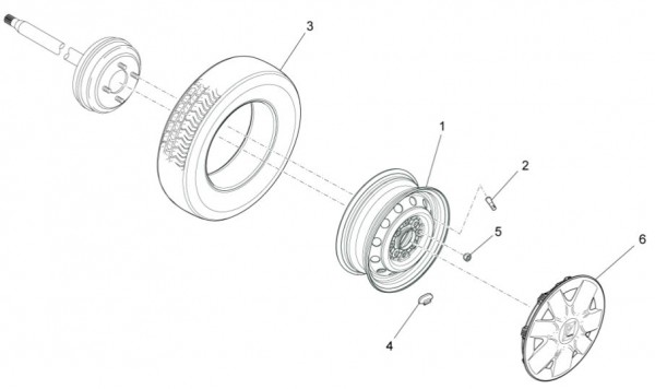 Radaufhängung Räder - Porter Multitech 1300ccm 4T LC 2014- ZAPS90VJ