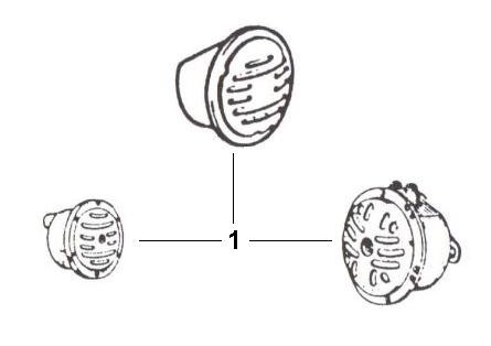 Elektrische Anlage Hupe - Ape 190ccm 2T AC 1978- MPR2T