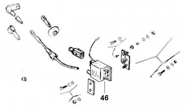 Motor Zündung - Ape TM 220ccm 2T AC 1982-1983 ATM1T