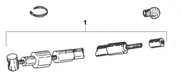 Bowdenzüge Gaszug - Ape 50ccm 2T AC 1971- TL2T