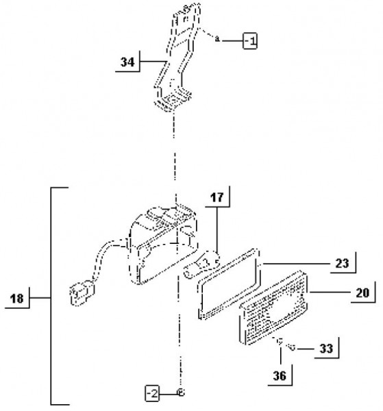 Elektrische Anlage Nebelscheinwerfer - Porter Porter Diesel 1400ccm 4T LC 1998-2004 ZAPS85000007