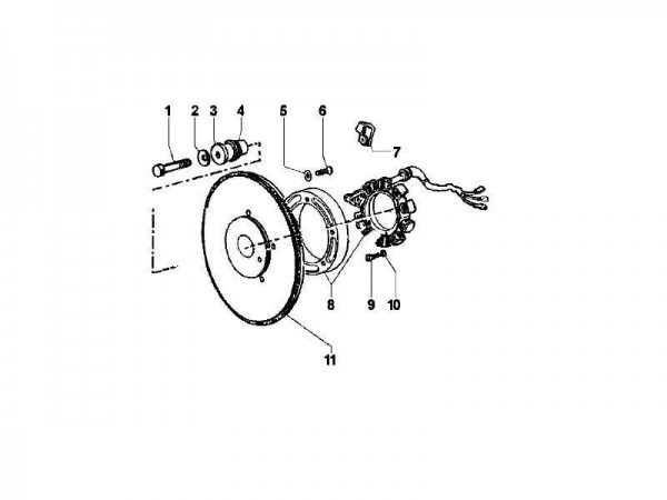 Motor Lichtmaschine - MP 601 Classic 422ccm 4T LC 2006-2007 MC349B0D2