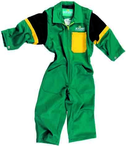 Motorex Werkstattbekleidung, Overall, Kinder, Größe: 164, grün