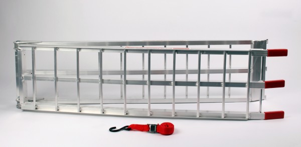 Econ Auffahrrampe, Aluminium, faltbar, 225 x 31 cm