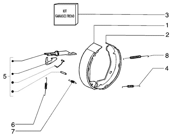 Bowdenzüge Bremsbacken hinten - Ape TM 422ccm 4T AC 1997-2004 ZAPT1000000023141