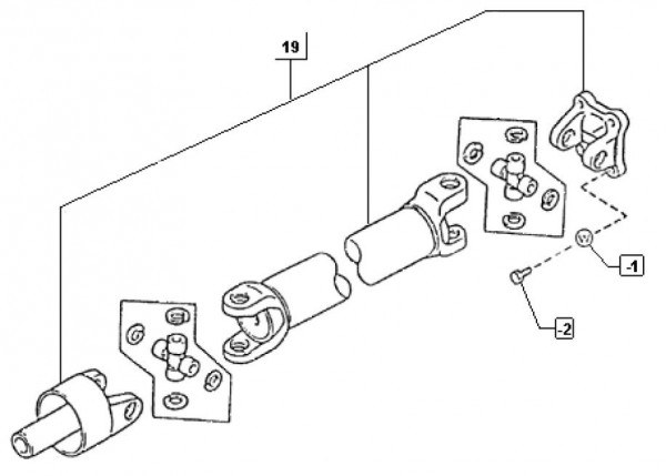 Motor Hauptwelle - Porter Porter Diesel 1400ccm 4T LC 1998-2004 ZAPS85000007