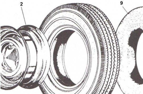 Radaufhängung Räder - Ape Car 422ccm 4T AC 1986- AFD1T