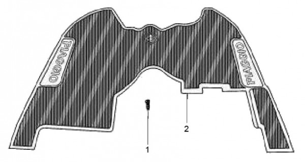 Fahrgestell Fußraumabdeckungen - Classic 400 422ccm 4T 2V AC 2016- MBX000T58RC001005