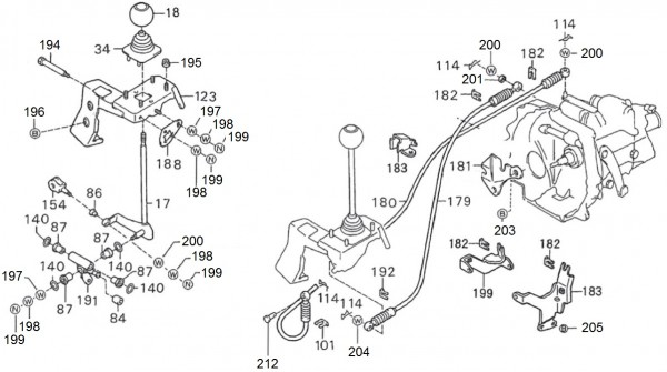 Motor interne Schaltsegmente - Porter Porter 1000ccm 4T LC 1992-1998 ZAPS85