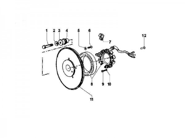 Motor Lichtmaschine - Calessino 422ccm 4T LC 2007-2008 ZAPT2D4MC