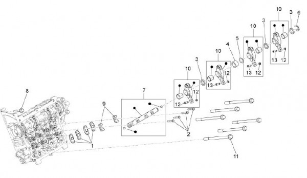 Motor Schwinghebelhalterung - Porter Maxxi D120 Diesel 1200ccm 4T LC 2013- ZAPS90AK