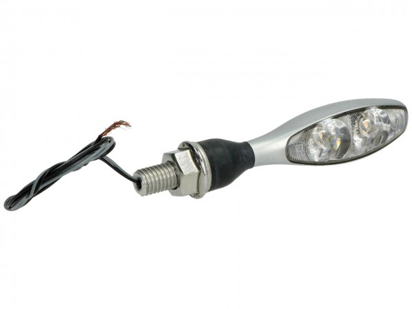Kellermann Blinker, LED, Micro 1000 Extreme, vorne + hinten, links + rechts, Stahl, 12 V, chrom, mat