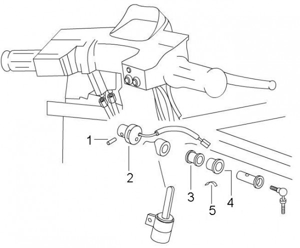 Elektrische Anlage Schloßsatz - Ape Mix 50ccm 2T AC 2009- ZAPC80000