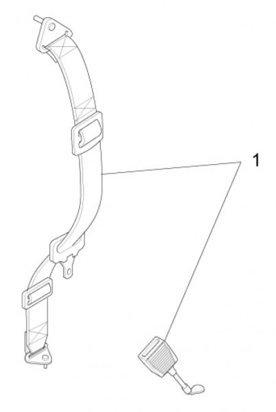 Fahrgestell Sicherheitsgurte - Ape Mix 50ccm 2T AC 2017- ZAPC80000