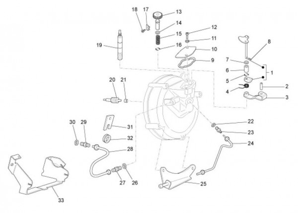 Motor Ölpumpe - Ape TM 703 mit Lenker 220ccm 2T AC 2008-2016 ZAPT10000