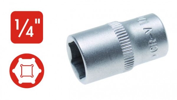 Econ Steckschlüsseleinsatz, 1/4 Zoll, kurz, 5,5 mm